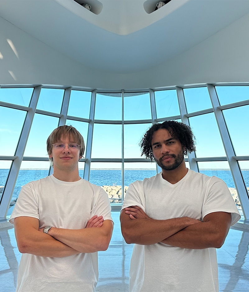 Wyatt Johnson and Connor VanCrete, Viewership founders